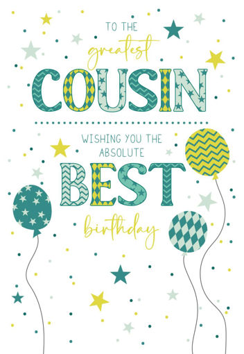 Picture of TO THE BEST COUSIN BIRTHDAY CARD